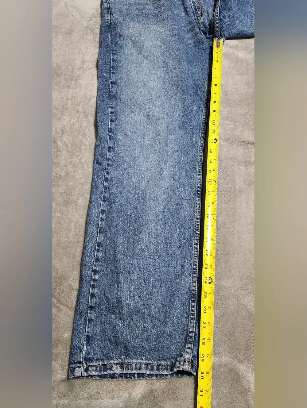 Levi's 505 Regular Straight Leg Jeans 38x30 Blue